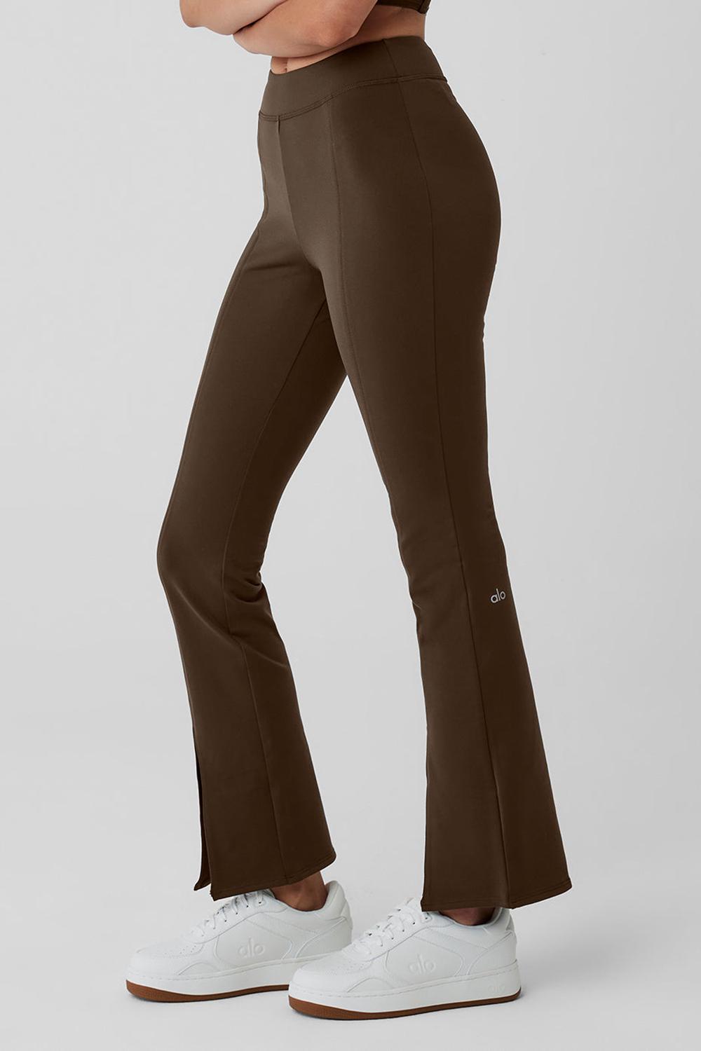 Leggins Alo Yoga Airbrush High-Waist 7/8 Flutter Mujer Espresso | España  RAGD-76245