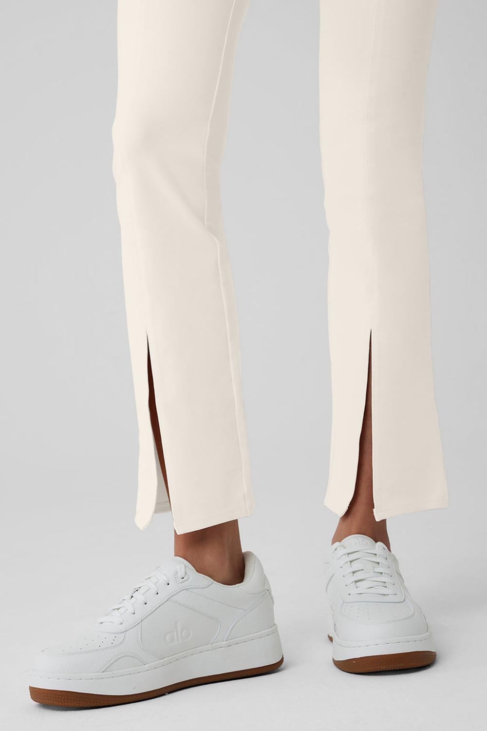Leggins Alo Yoga Airbrush High-Waist 7/8 Flutter Mujer Ivory | España  MBFV-28370