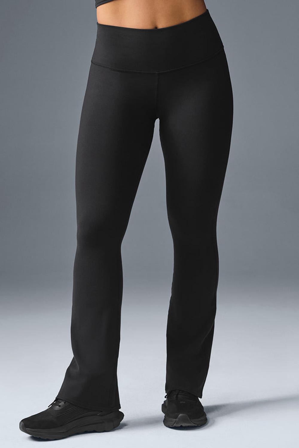 Leggins Alo Yoga Airbrush High-Waist Bootcut Mujer Negras | España  PAVF-35270