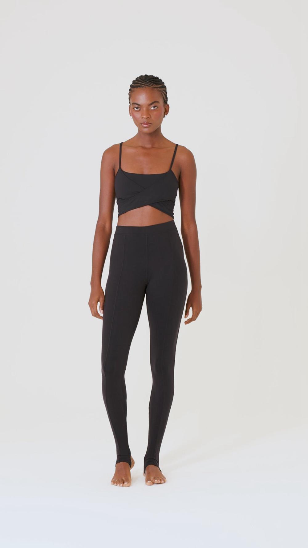 Leggins Alo Yoga Airbrush High-Waist Enso Mujer Negras | España  DHSQ-71583