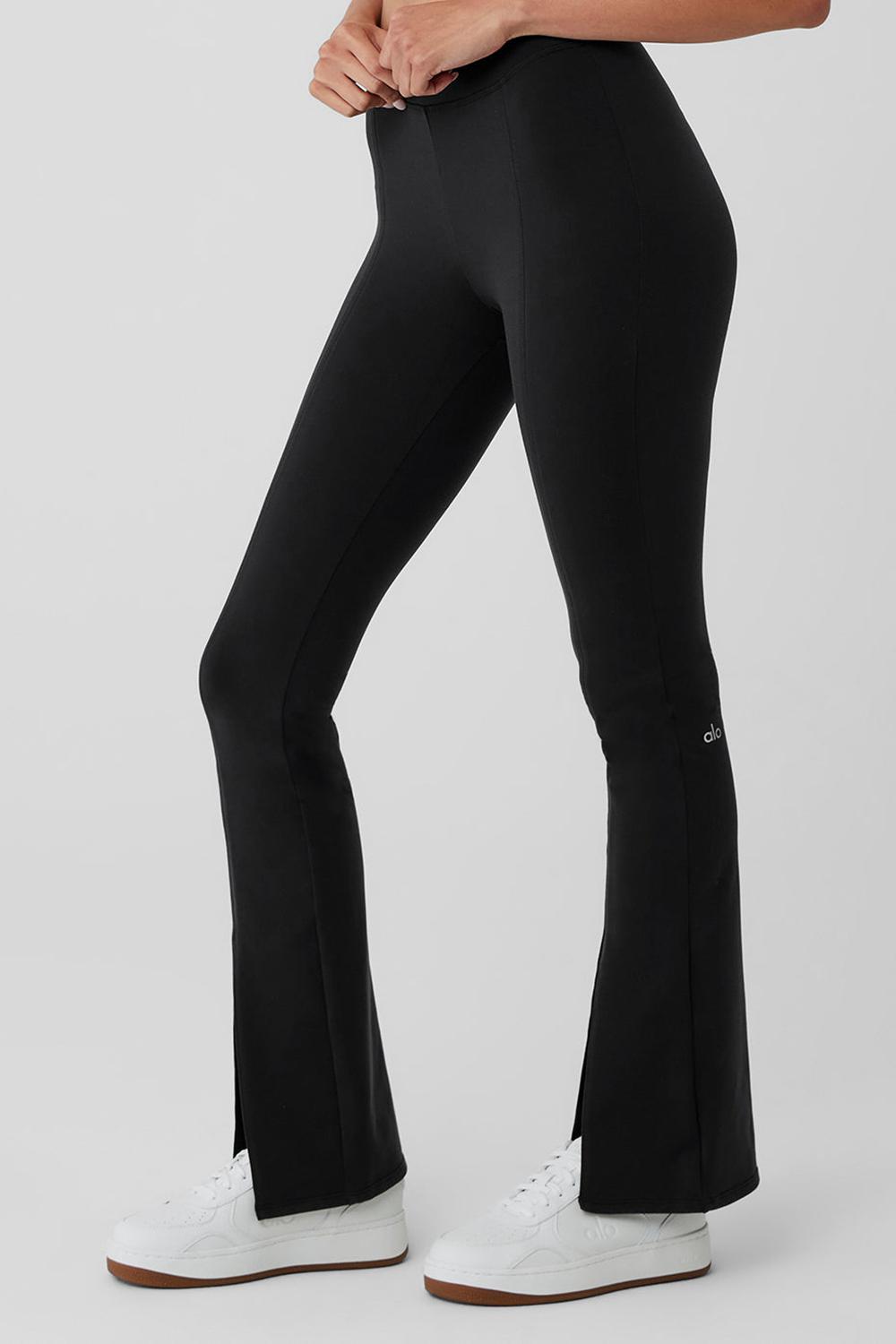 Leggins Alo Yoga Airbrush High-Waist Flutter Mujer Negras | España  NUAL-25789