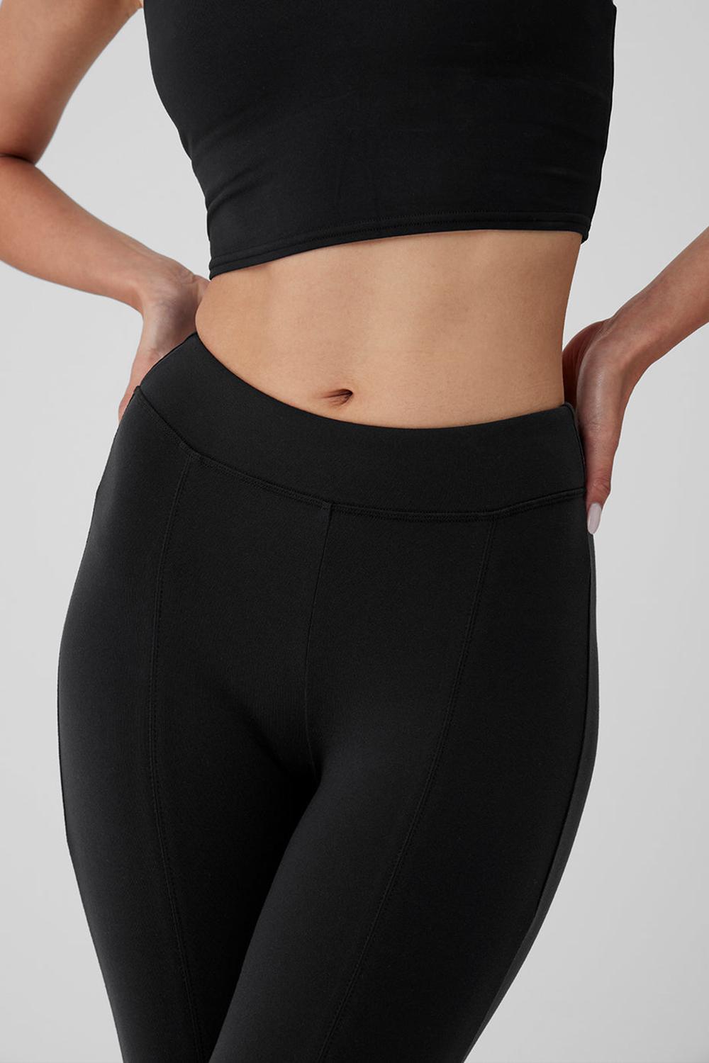 Leggins Alo Yoga Airbrush High-Waist Flutter Mujer Negras | España  NUAL-25789