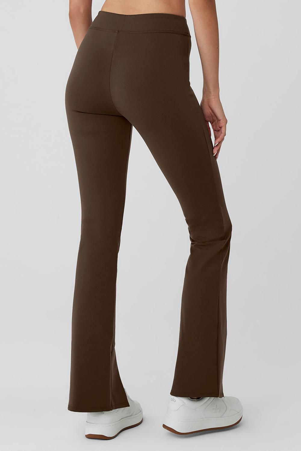 Leggins Alo Yoga Airbrush High-Waist Flutter Mujer Espresso | España  YSVD-09162