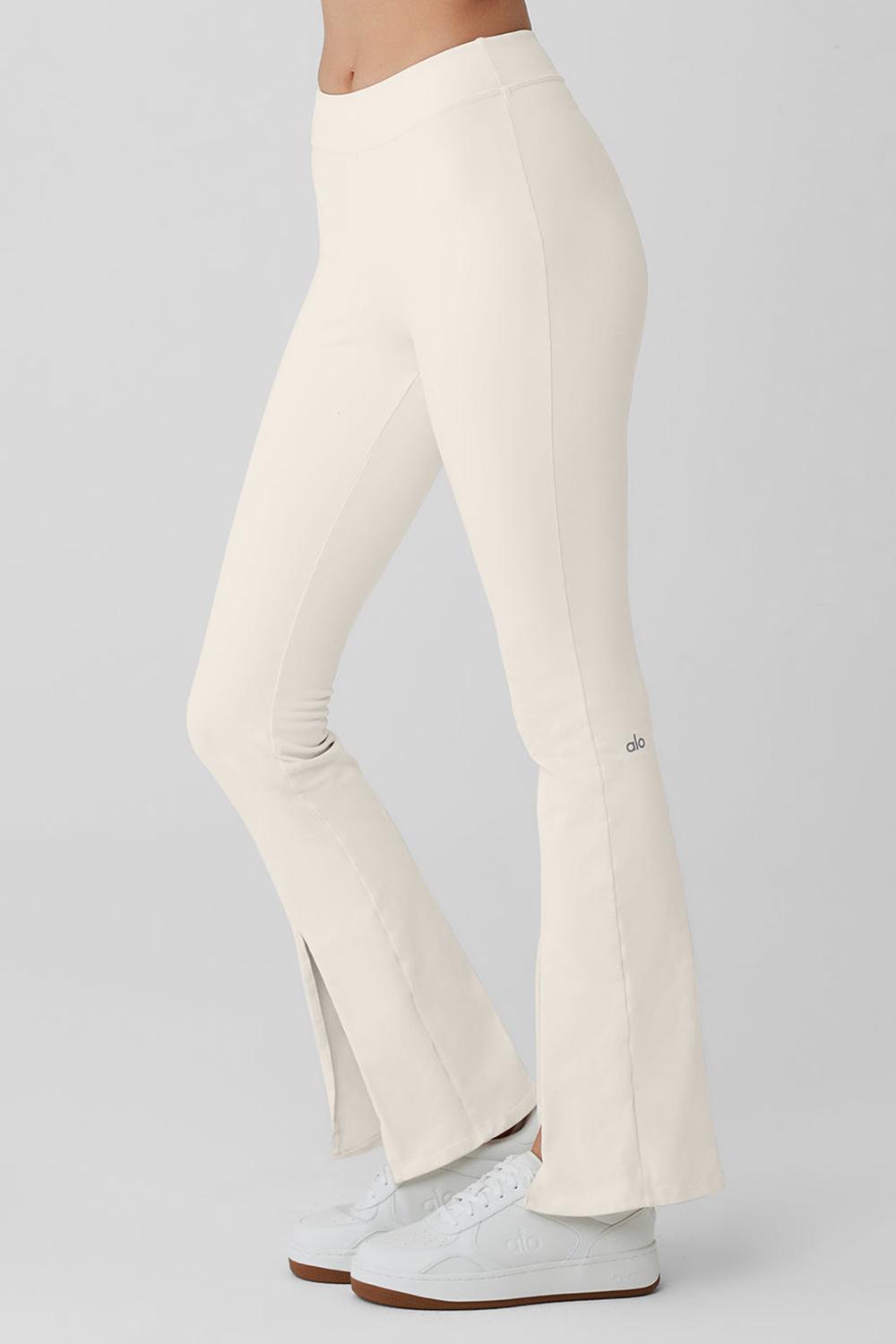 Leggins Alo Yoga Airbrush High-Waist Flutter Mujer Ivory | España  OMIC-69830