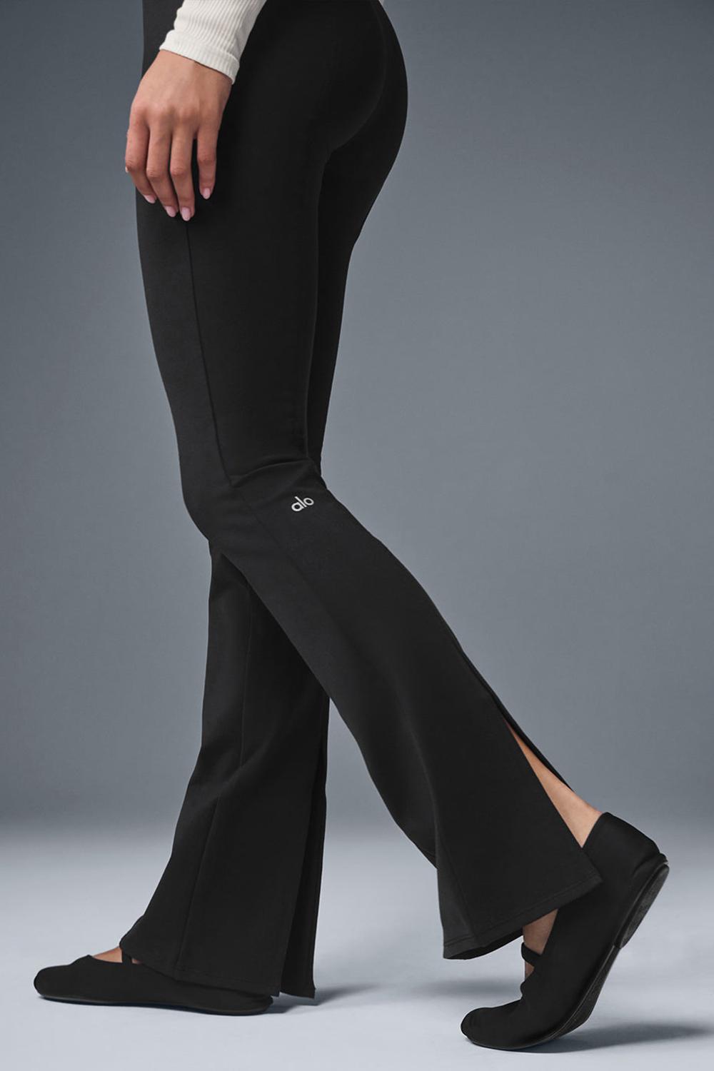 Leggins Alo Yoga Airbrush High-Waist Kick-Back Mujer Negras | España  MWDP-79453