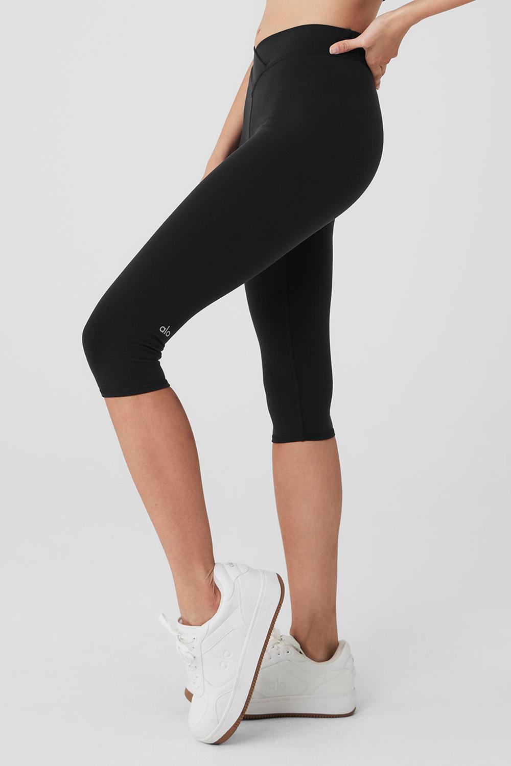 Leggins Alo Yoga Airbrush V-Cut Defineri Mujer Negras | España  IZRY-92085