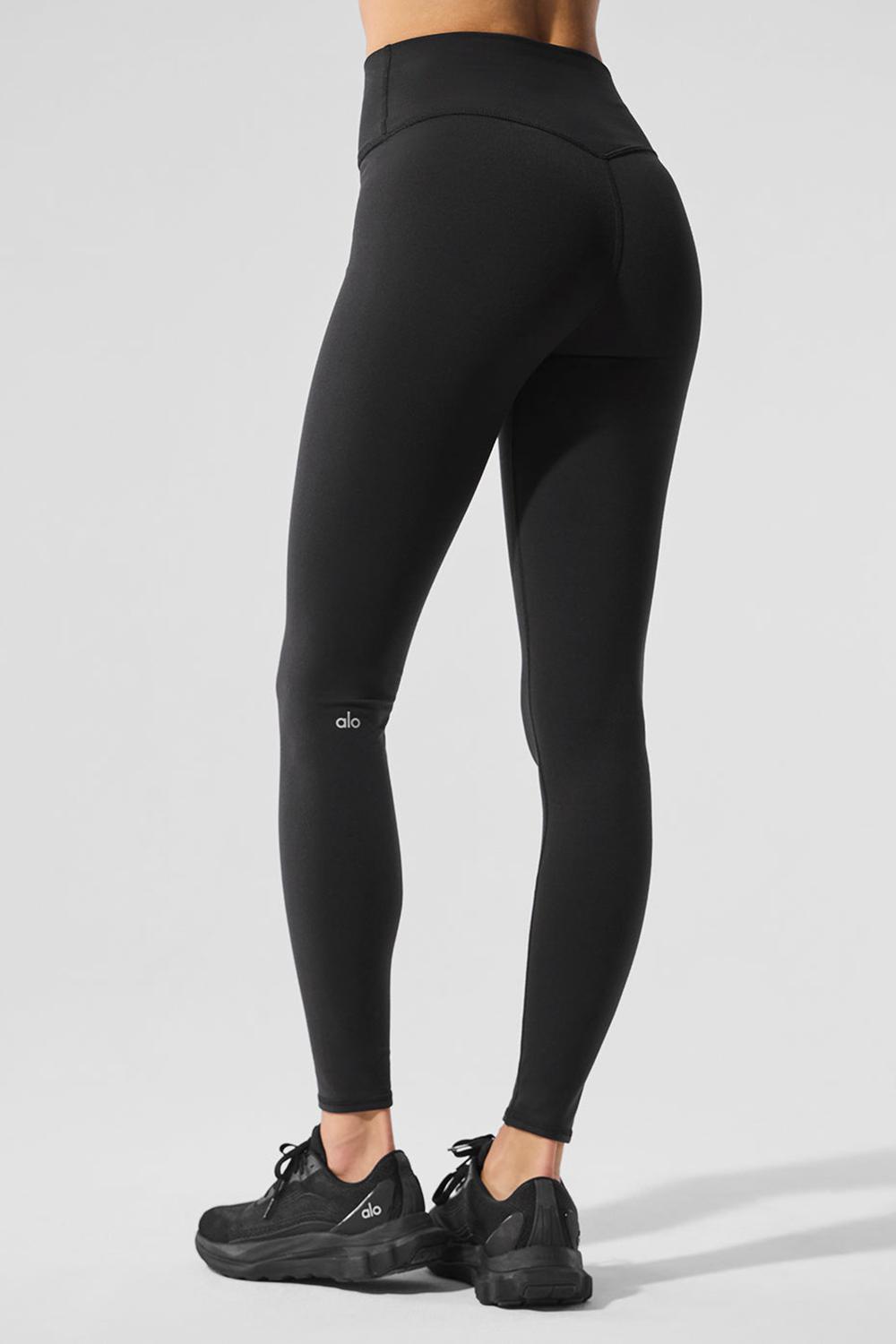 Leggins Alo Yoga Airbrush Winter Warm High-Waist Nocturne Mujer Negras | España  SGYU-05312