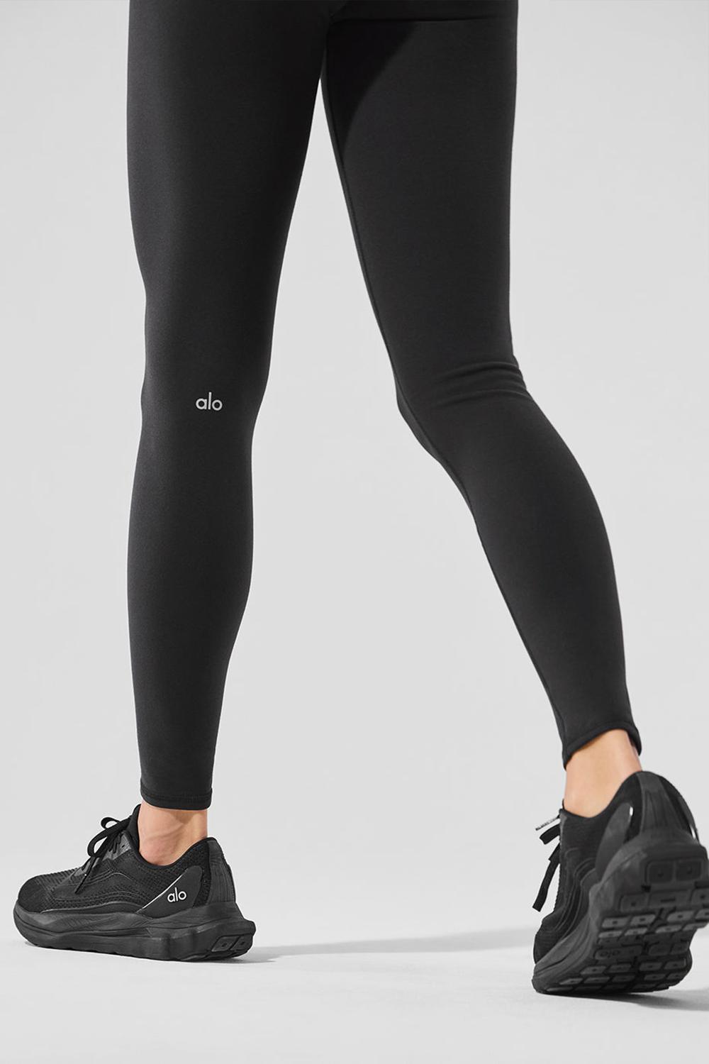 Leggins Alo Yoga Airbrush Winter Warm High-Waist Nocturne Mujer Negras | España  SGYU-05312