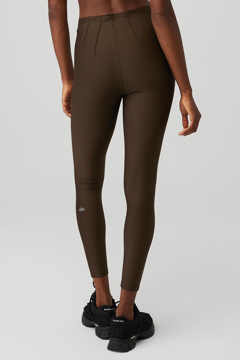Leggins Alo Yoga Airlift High-Waist 7/8 Corset Mujer Espresso | España  BKZE-86950