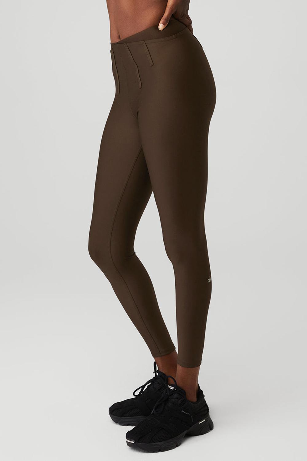 Leggins Alo Yoga Airlift High-Waist 7/8 Corset Mujer Espresso | España  BKZE-86950