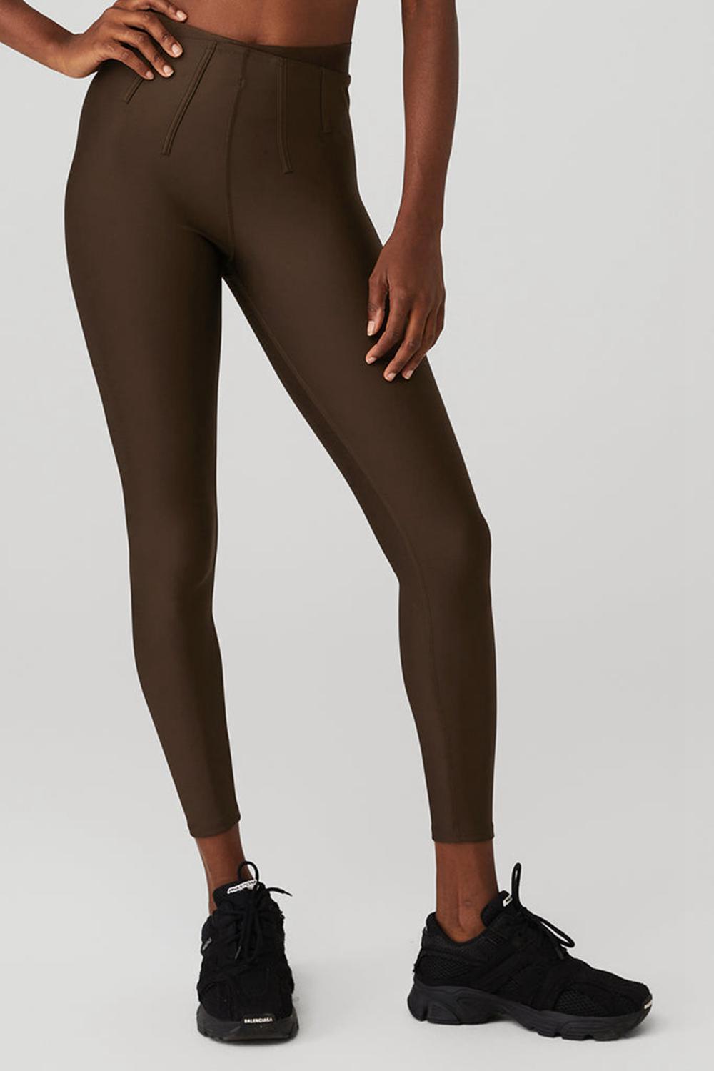 Leggins Alo Yoga Airlift High-Waist 7/8 Corset Mujer Espresso | España  BKZE-86950