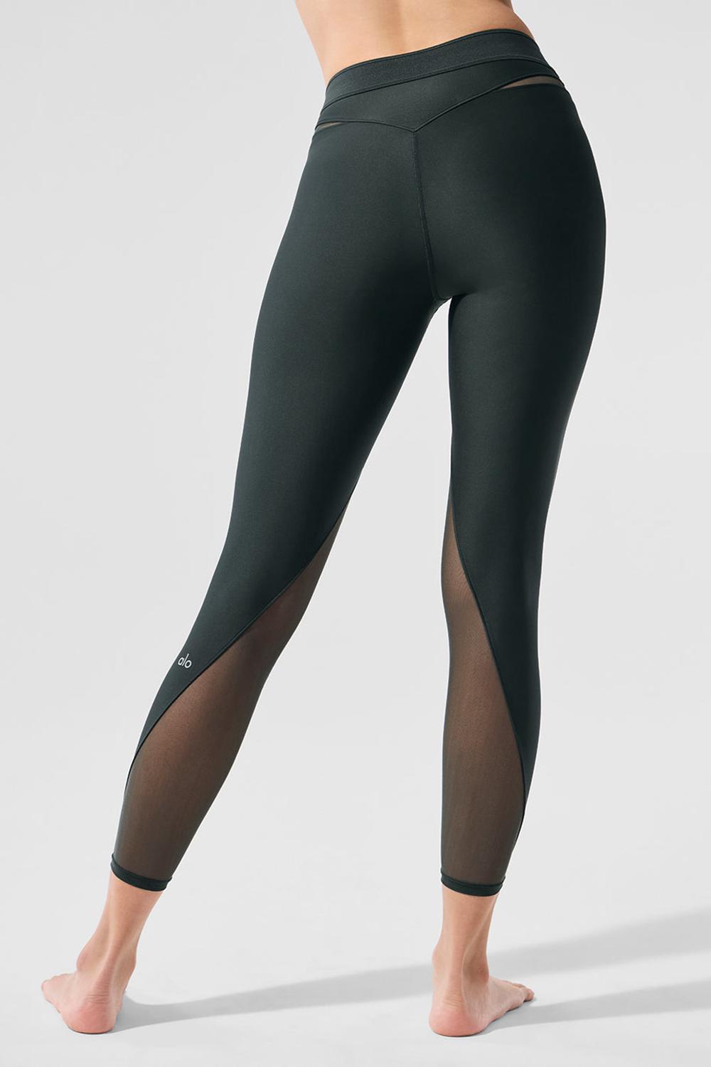 Leggins Alo Yoga Airlift High-Waist 7/8 Rebel Mujer Verde | España  PBMN-82316