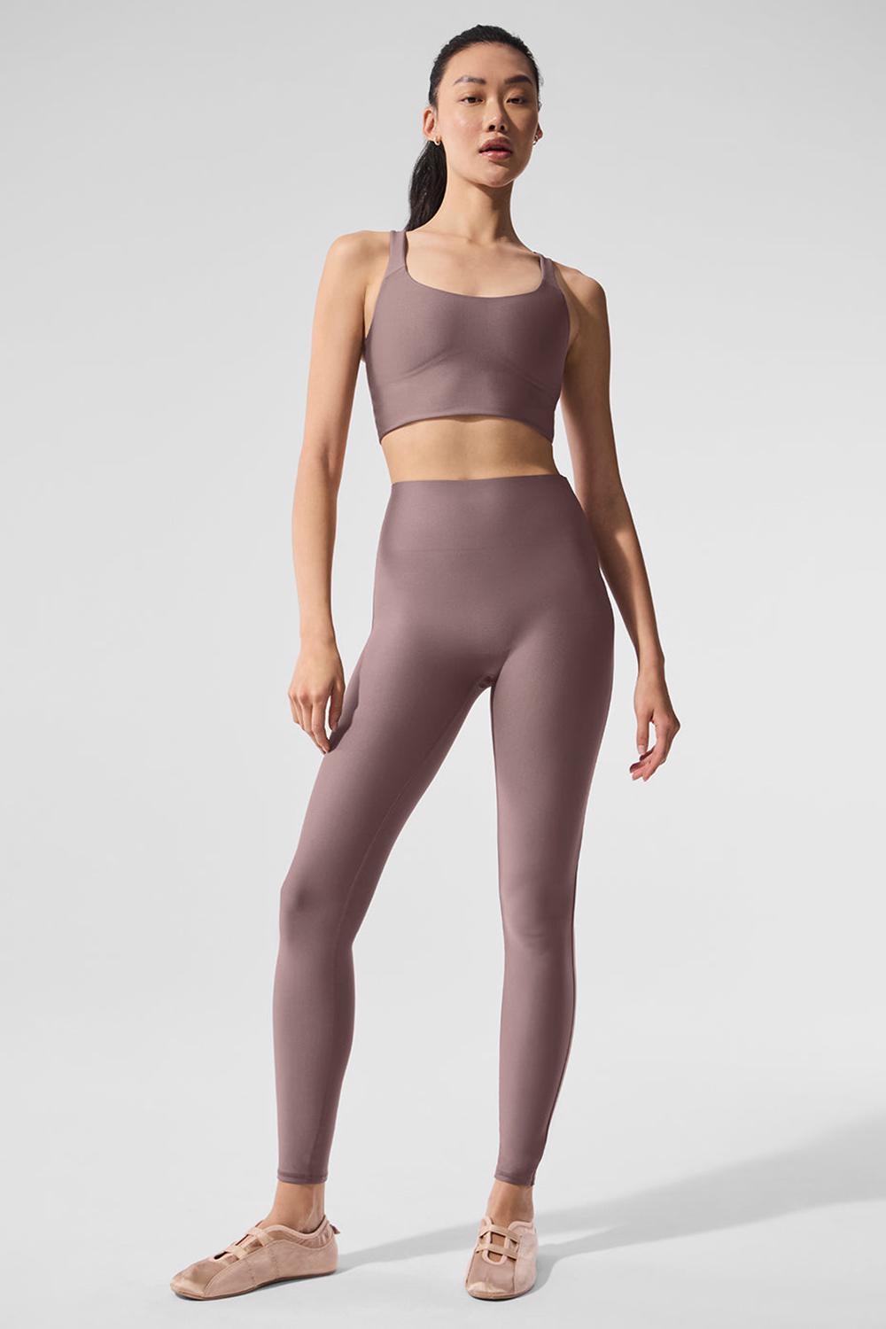 Leggins Alo Yoga Airlift High-Waist Sleek Mujer Mushroom | España  TNJE-70682