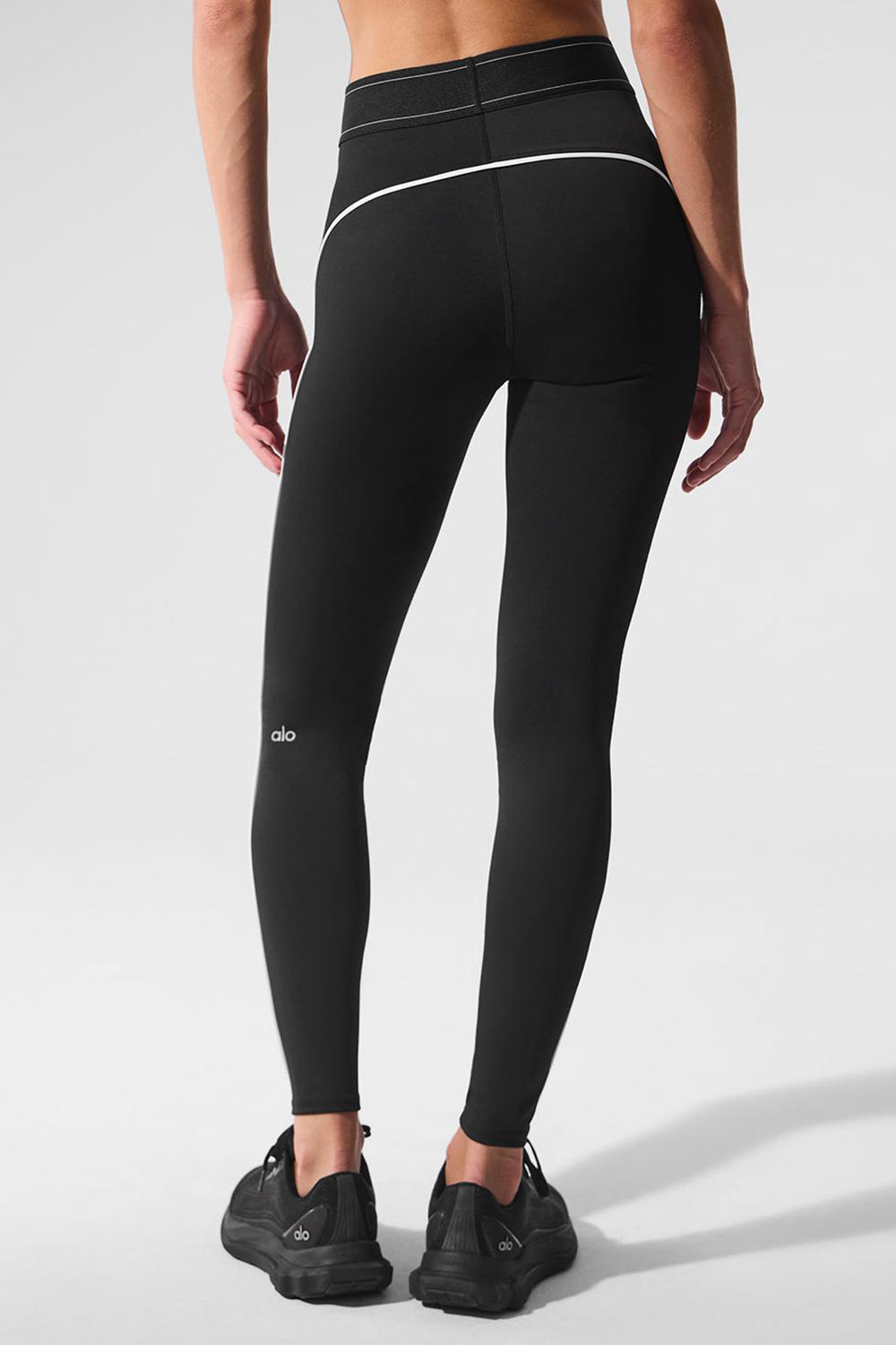 Leggins Alo Yoga Airlift High-Waist Suit Up Mujer Negras Blancas | España  UQFP-59730