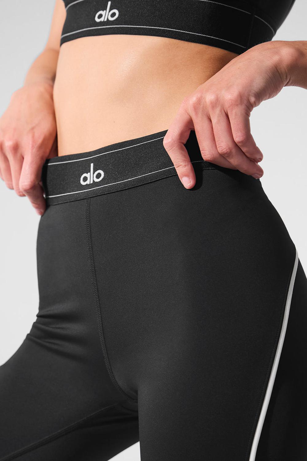 Leggins Alo Yoga Airlift High-Waist Suit Up Mujer Negras Blancas | España  UQFP-59730