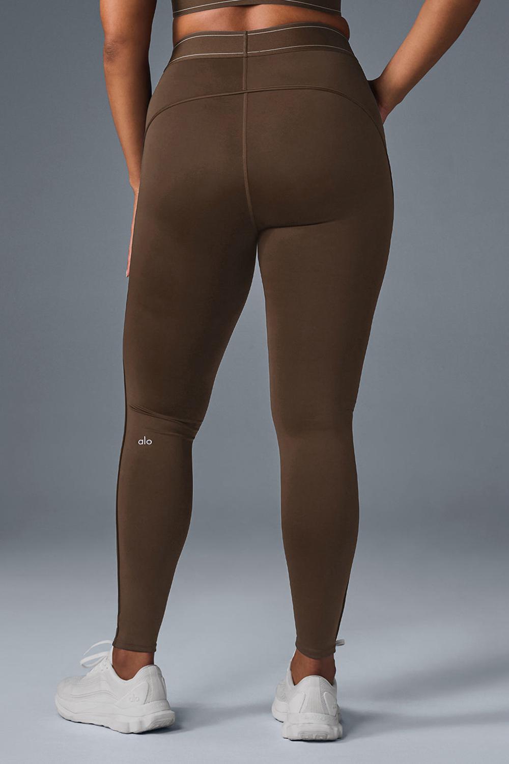 Leggins Alo Yoga Airlift High-Waist Suit Up Mujer Espresso | España  YKQC-48379