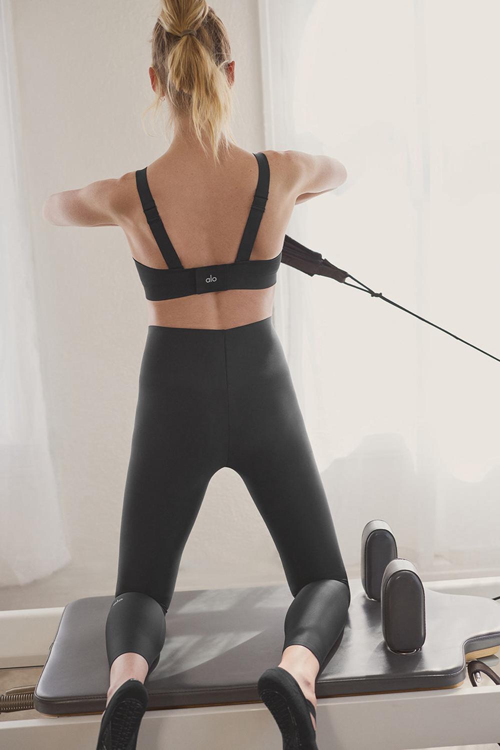 Leggins Alo Yoga Airlift Strength Extreme High-Waist 7/8 Mujer Negras | España  HKIQ-95482