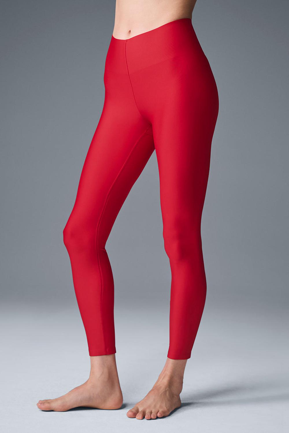 Leggins Alo Yoga Airlift Strength Extreme High-Waist 7/8 Mujer Rojas | España  EVKY-09415
