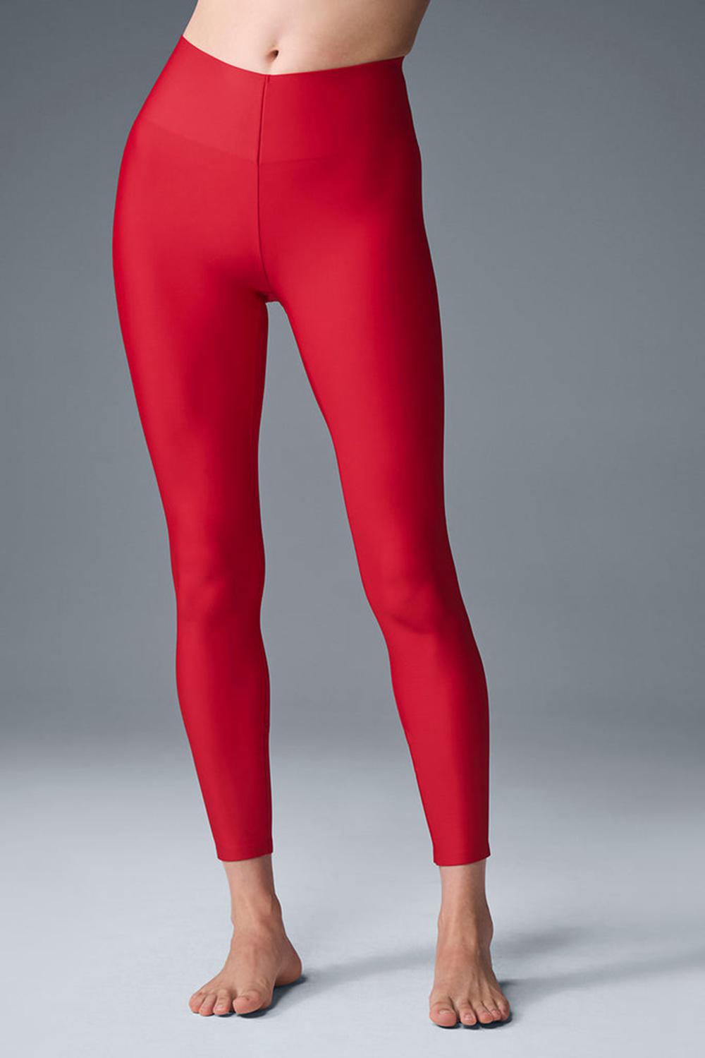 Leggins Alo Yoga Airlift Strength Extreme High-Waist 7/8 Mujer Rojas | España  EVKY-09415