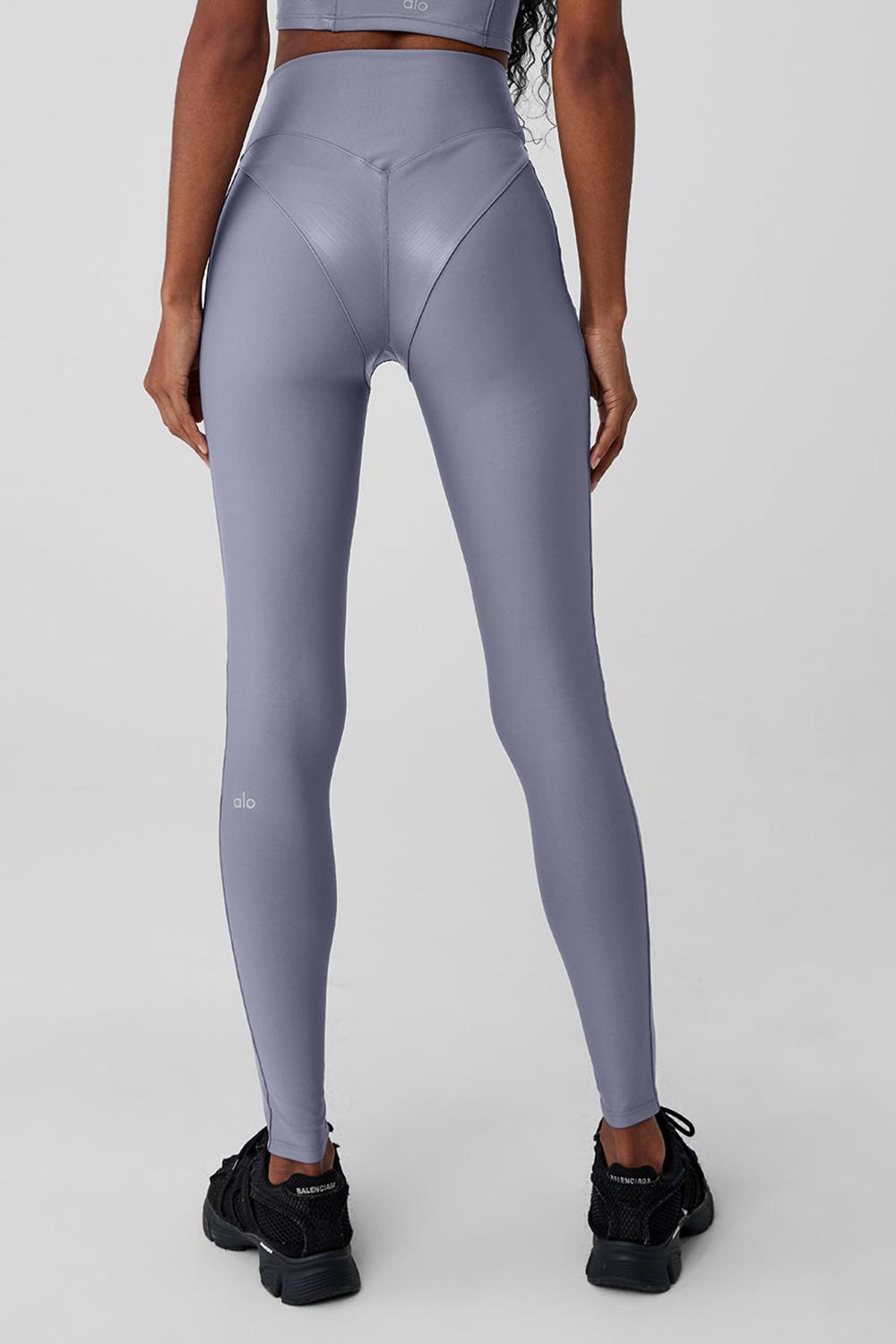 Leggins Alo Yoga Airlift Winter Warm High-Waist Supermoto Mujer Fog | España  AJLH-34126