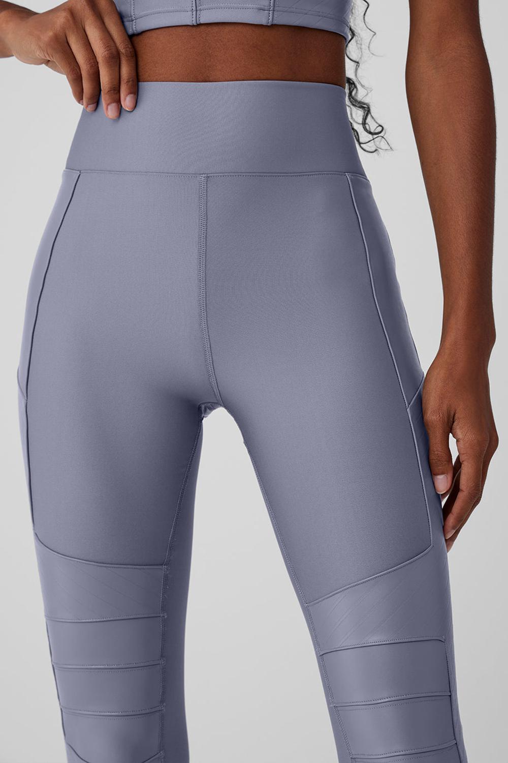 Leggins Alo Yoga Airlift Winter Warm High-Waist Supermoto Mujer Fog | España  AJLH-34126