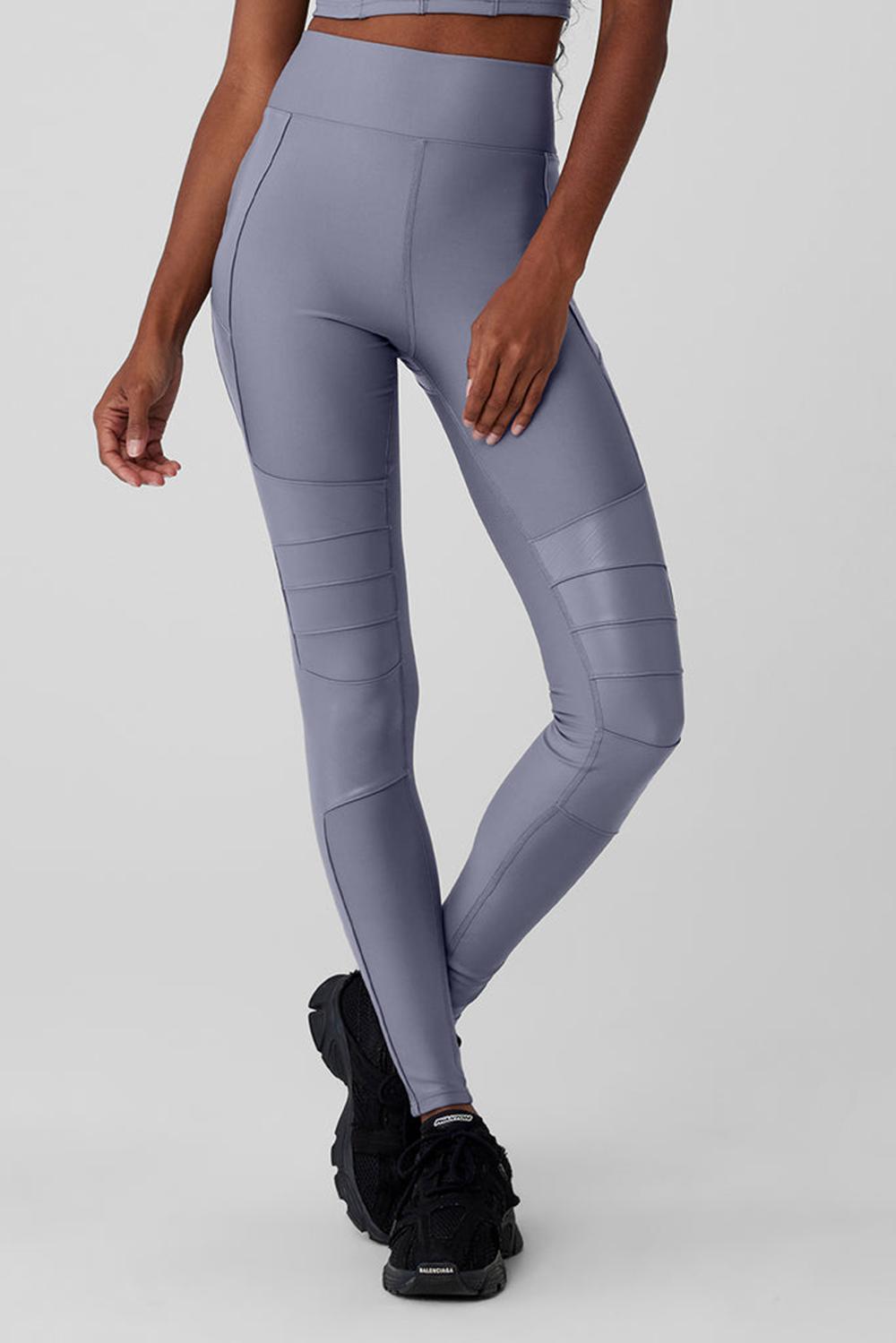 Leggins Alo Yoga Airlift Winter Warm High-Waist Supermoto Mujer Fog | España  AJLH-34126