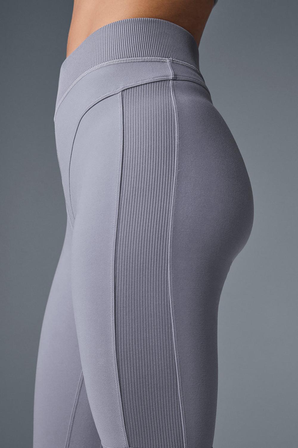 Leggins Alo Yoga Alosoft High-Waist Head Start Mujer Fog | España  XOMB-68045