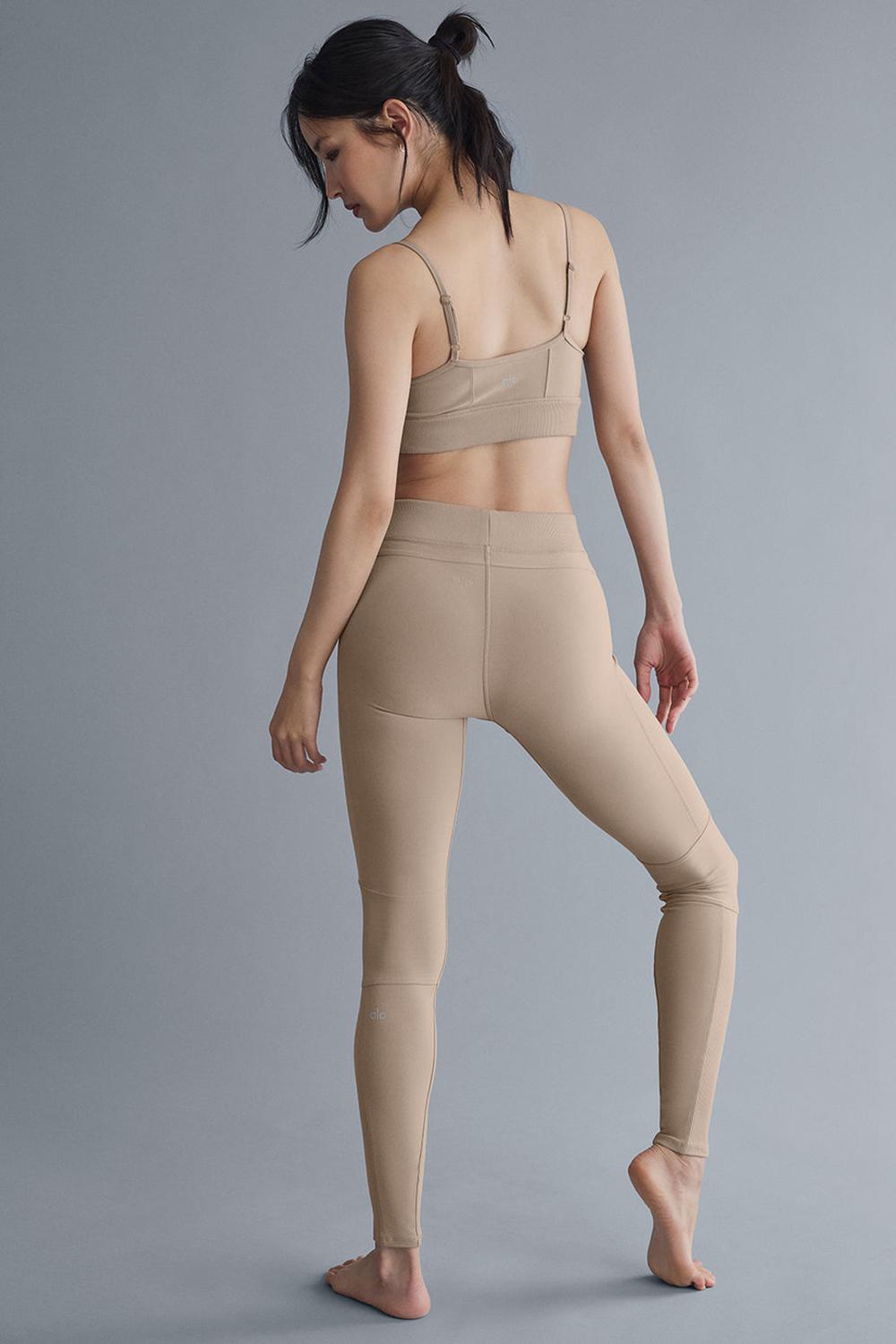 Leggins Alo Yoga Alosoft High-Waist Head Start Mujer Gravel | España  PMWN-30275