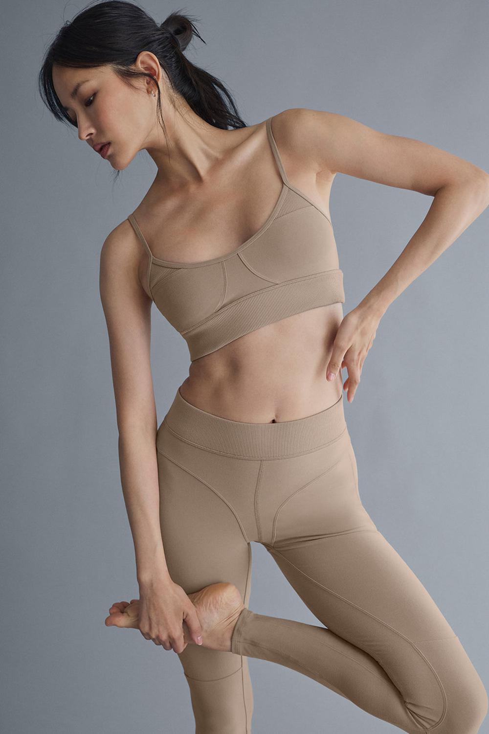 Leggins Alo Yoga Alosoft High-Waist Head Start Mujer Gravel | España  PMWN-30275