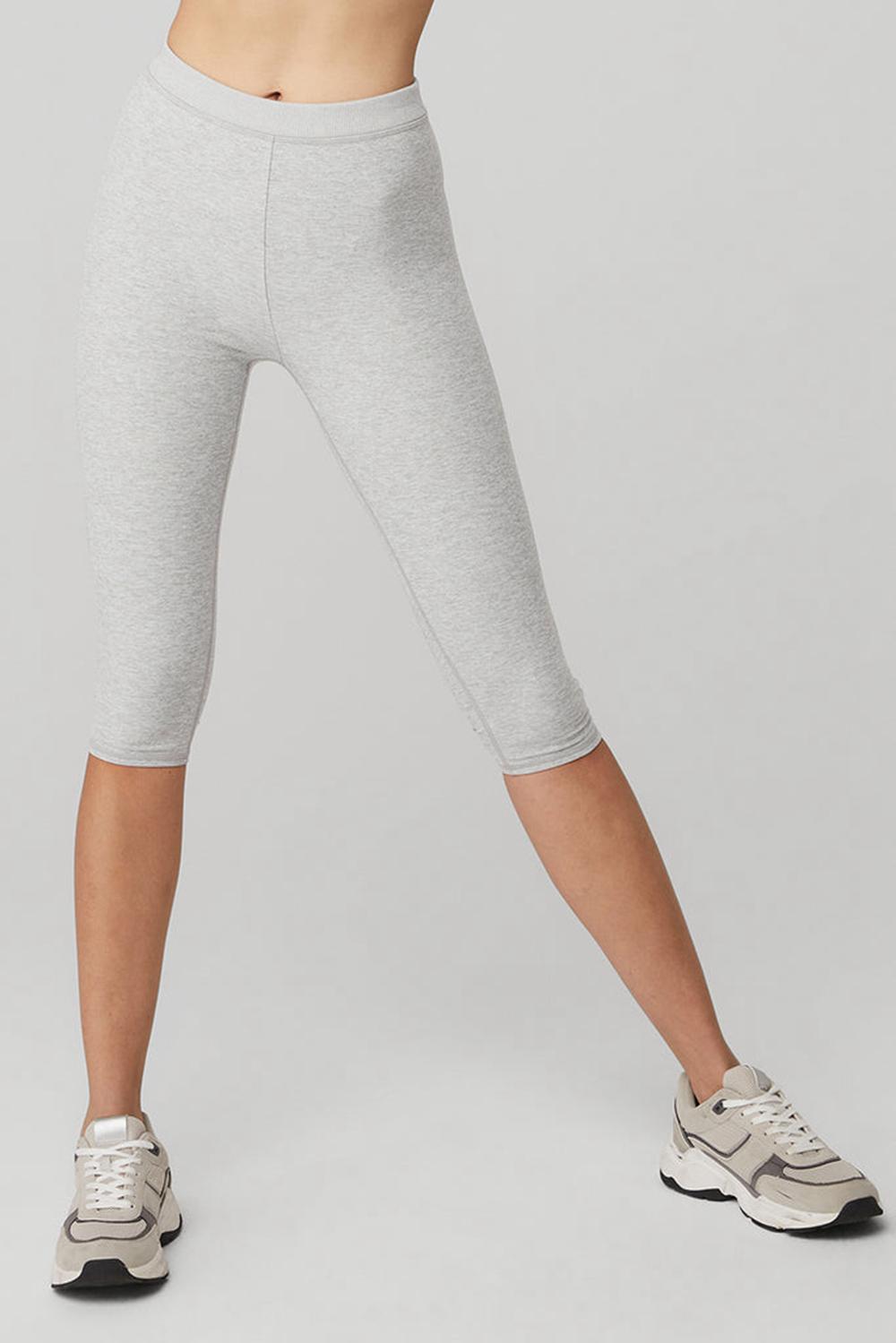 Leggins Alo Yoga Alosoft High-Waist Iconic 90\'sri Mujer Gris | España  YCHP-70852