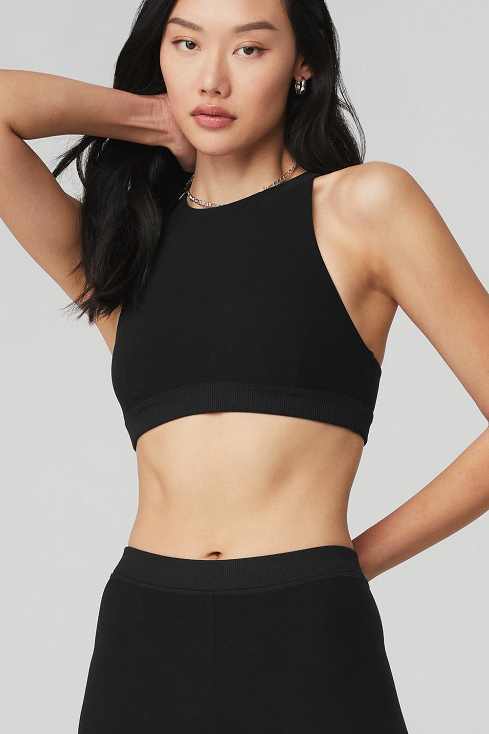Leggins Alo Yoga Alosoft High-Waist Iconic 90'sri Mujer Negras | España  TSVK-46702