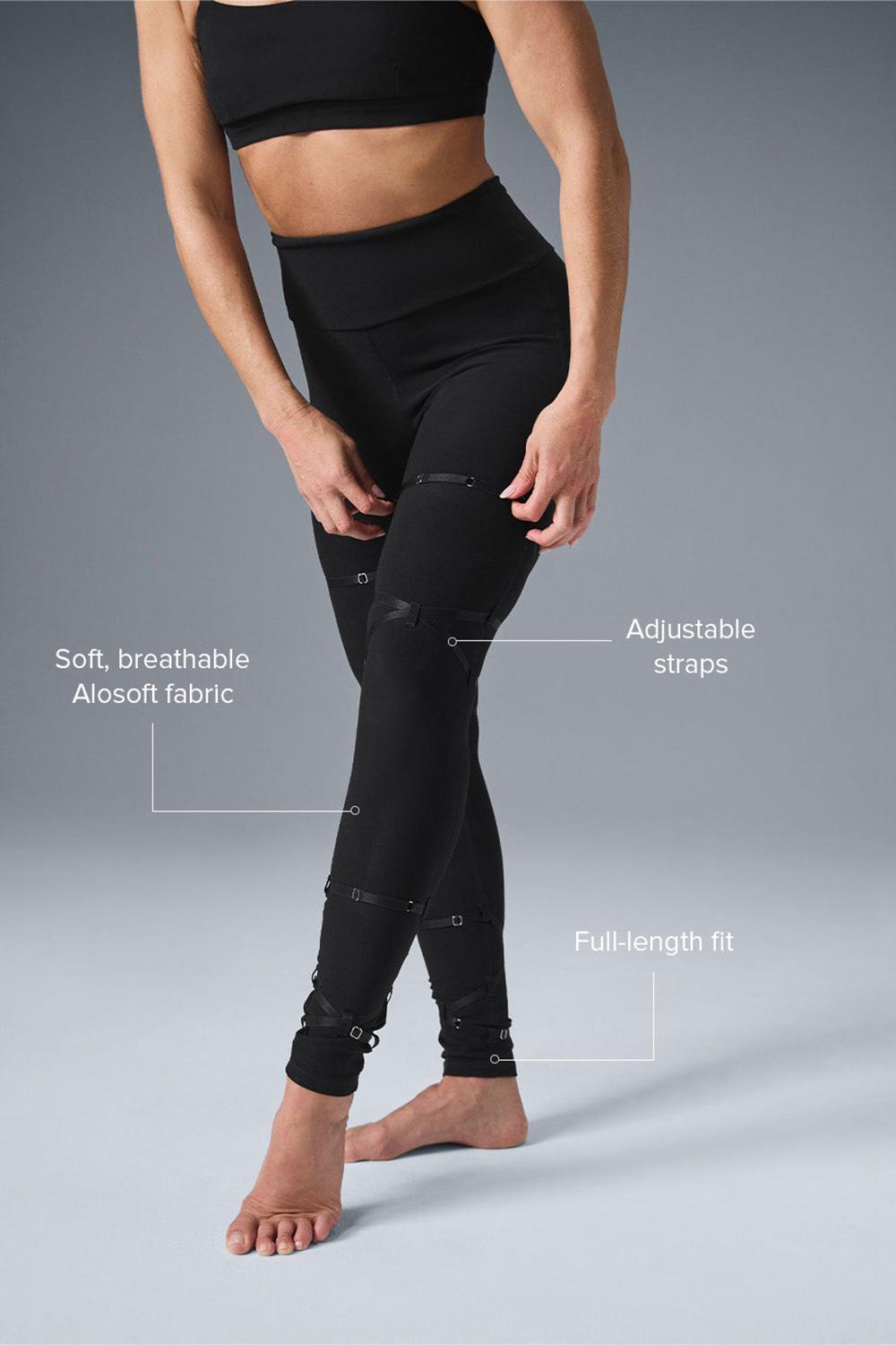 Leggins Alo Yoga Alosoft High-Waist Spotlight Mujer Negras | España  KLFA-47530