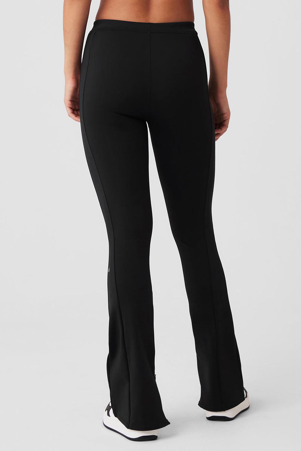 Leggins Alo Yoga High-Waist 7/8 Zip It Flare Mujer Negras | España  FDGV-89451