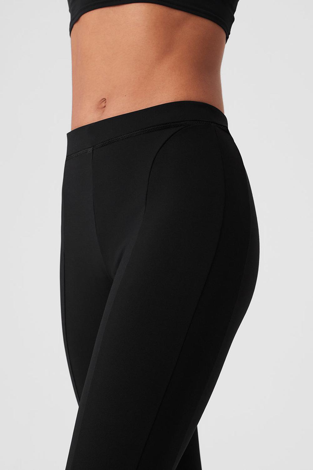 Leggins Alo Yoga High-Waist 7/8 Zip It Flare Mujer Negras | España  FDGV-89451