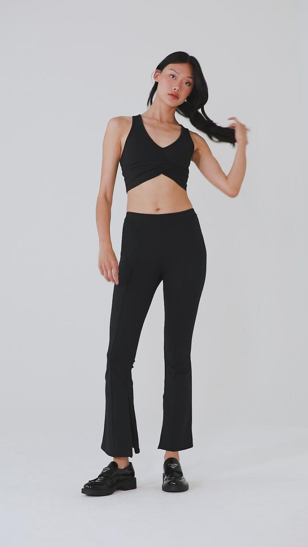 Leggins Alo Yoga High-Waist 7/8 Zip It Flare Mujer Verde Menta | España  VMZW-81675