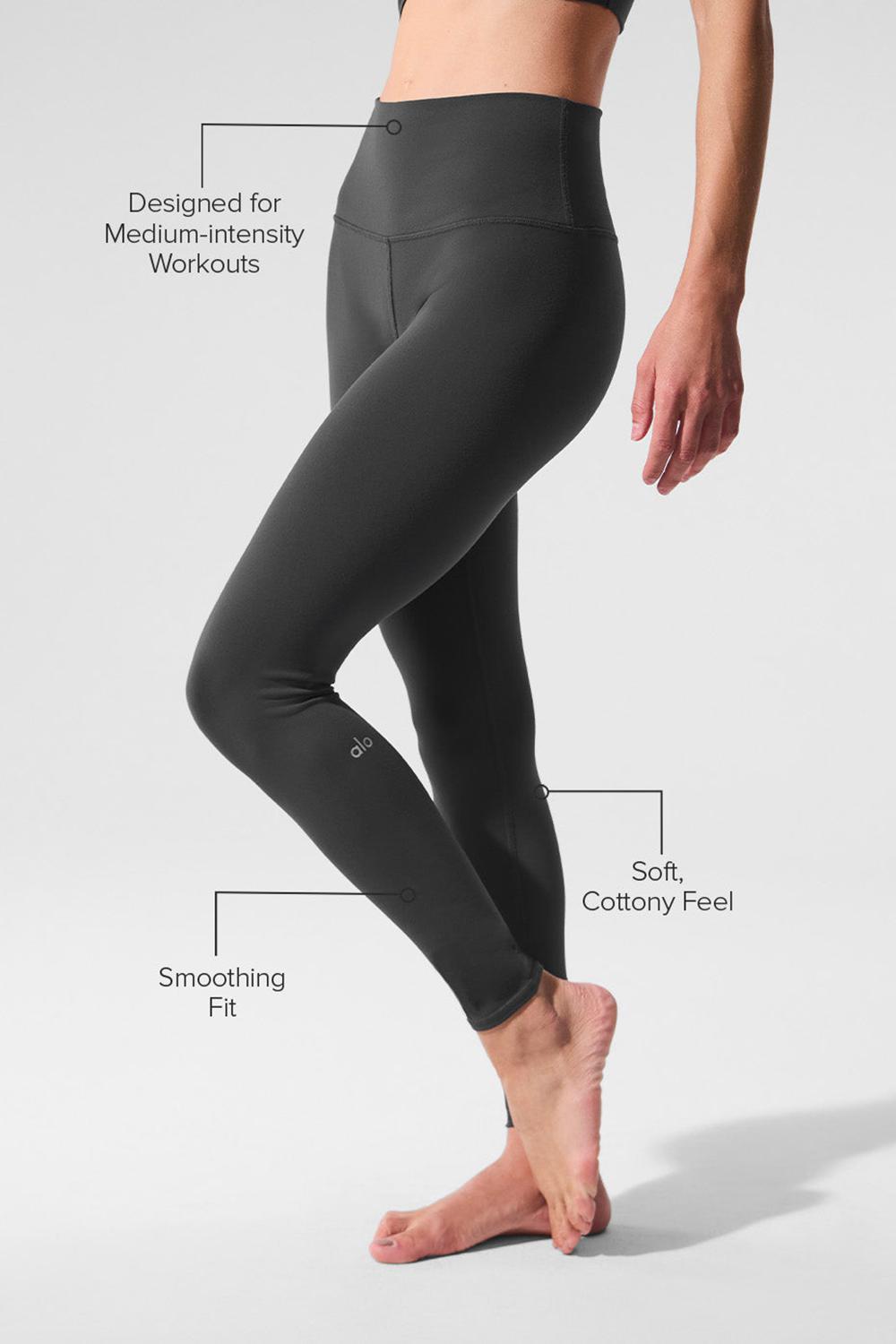 Leggins Alo Yoga High-Waist Airbrush Bottoms Mujer Anthracite | España  NEDO-49871