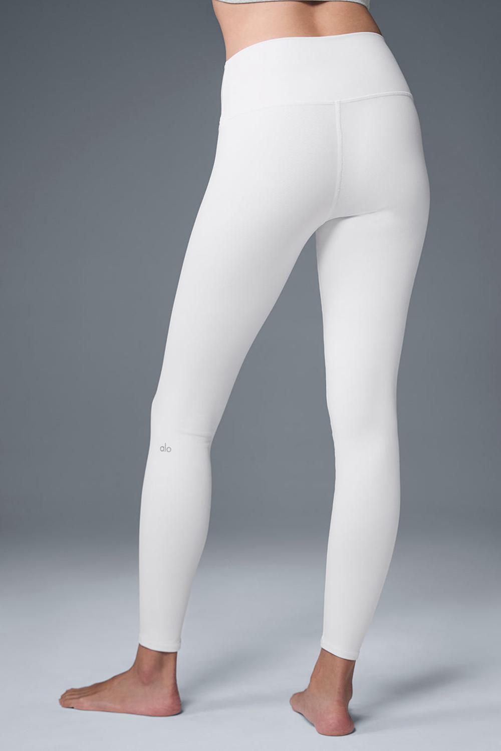 Leggins Alo Yoga High-Waist Airbrush Bottoms Mujer Blancas | España  JXAB-01742