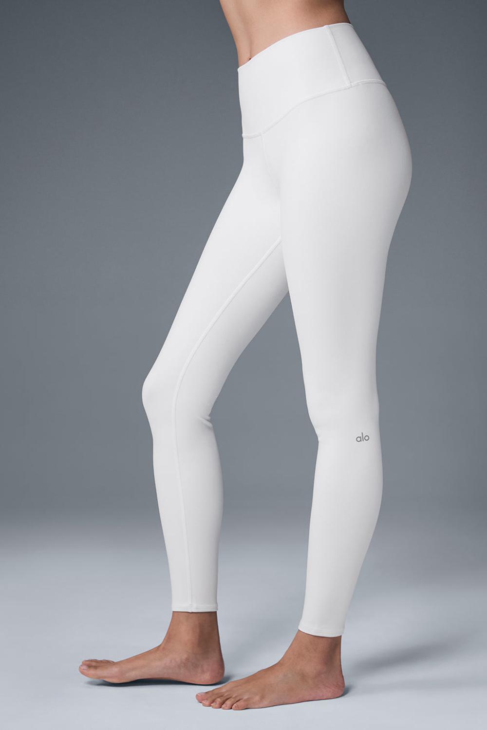 Leggins Alo Yoga High-Waist Airbrush Bottoms Mujer Blancas | España  JXAB-01742