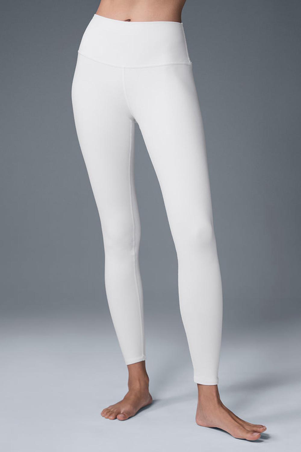 Leggins Alo Yoga High-Waist Airbrush Bottoms Mujer Blancas | España  JXAB-01742