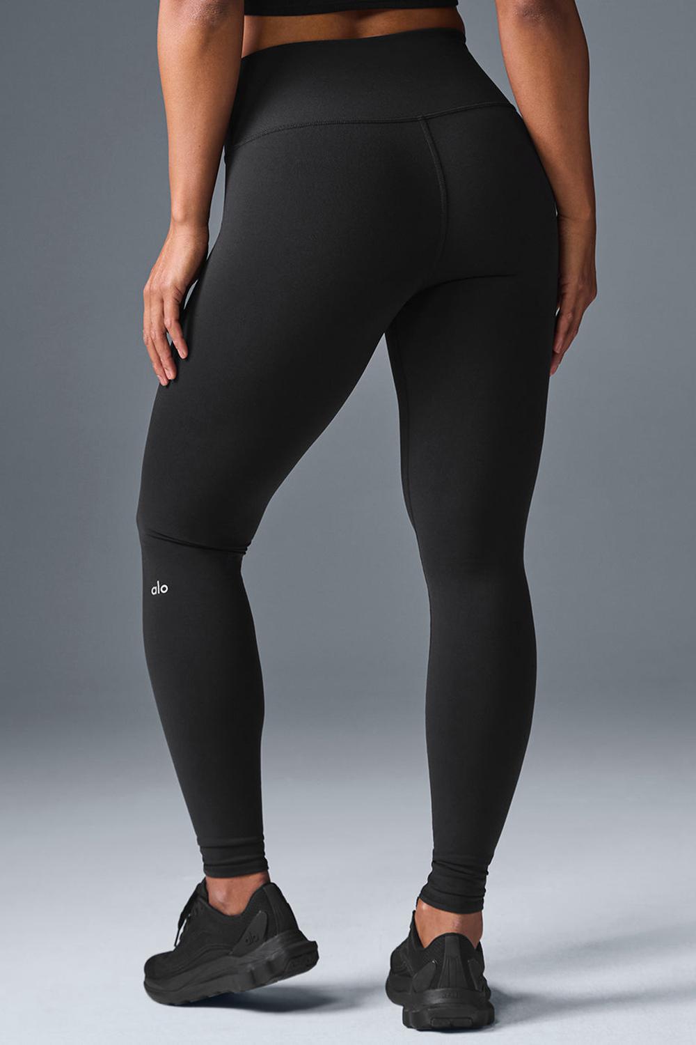Leggins Alo Yoga High-Waist Airbrush Mujer Negras | España  PTKM-08164