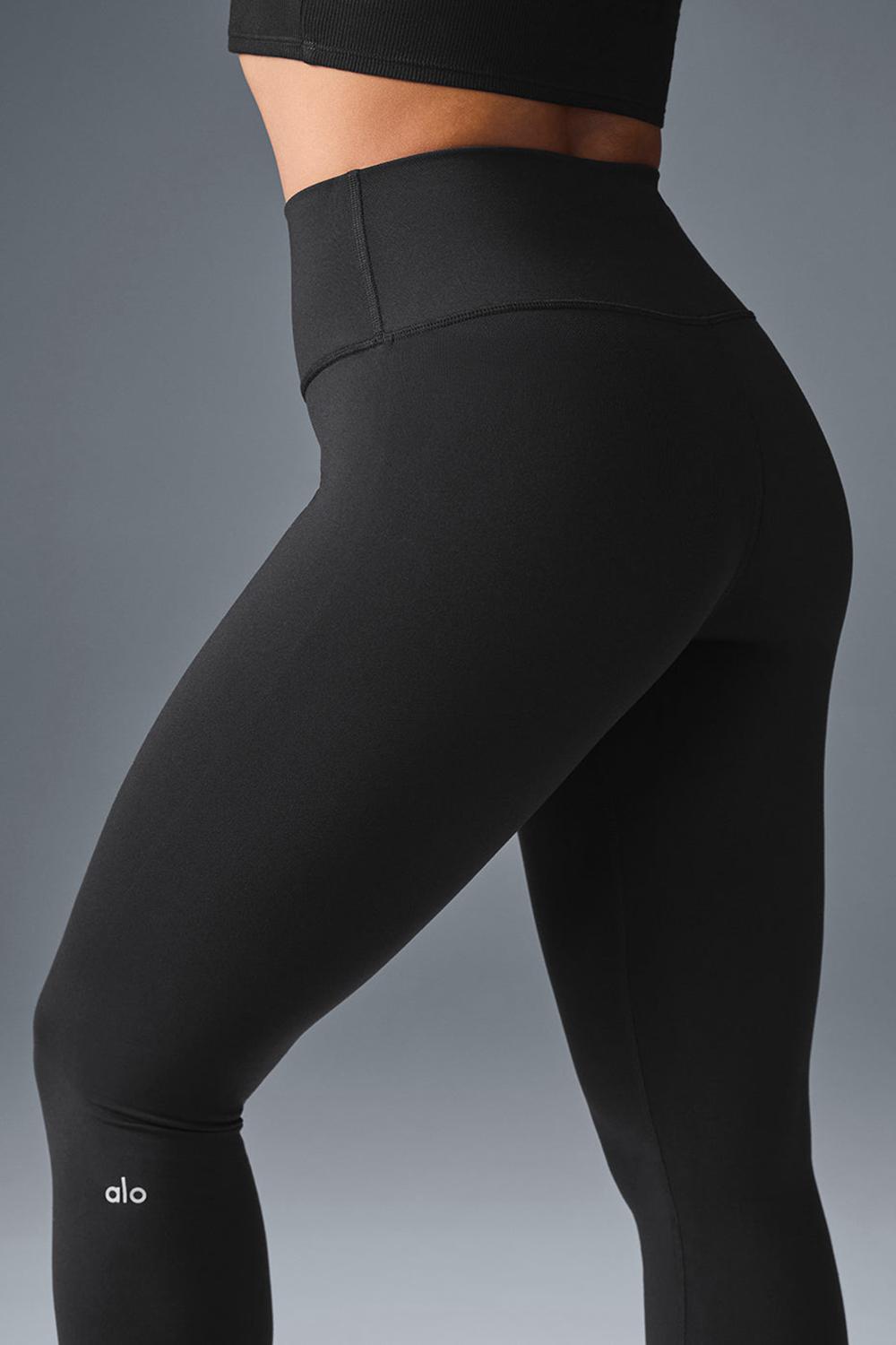 Leggins Alo Yoga High-Waist Airbrush Mujer Negras | España  PTKM-08164