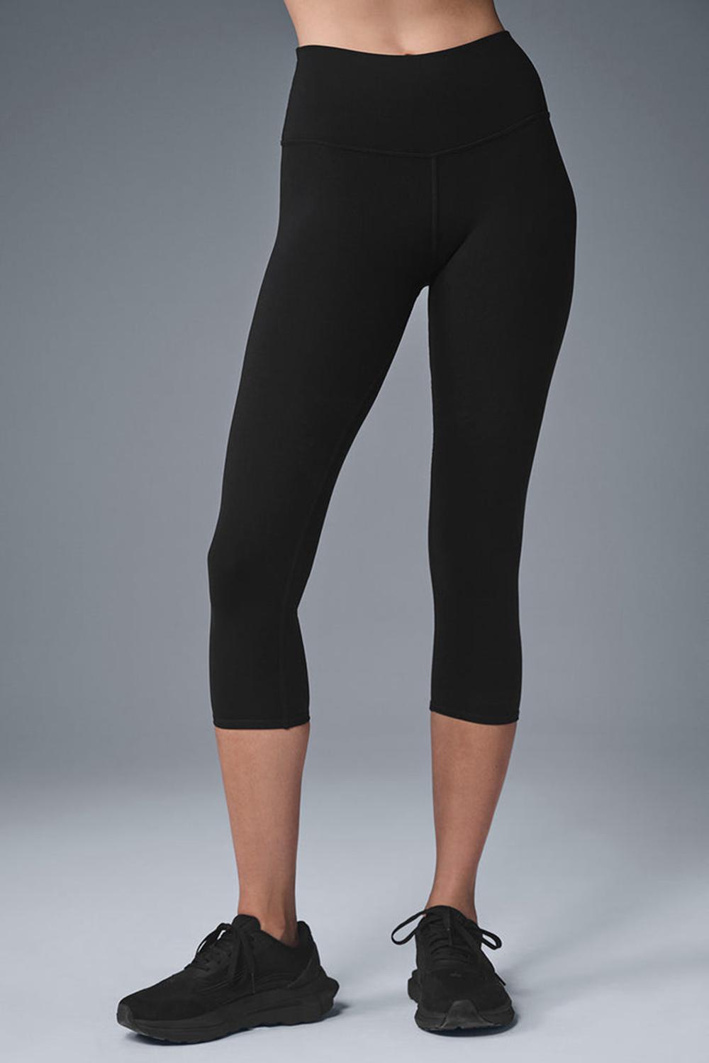 Leggins Alo Yoga High-Waist Airbrushris Mujer Negras | España  VNQK-63075