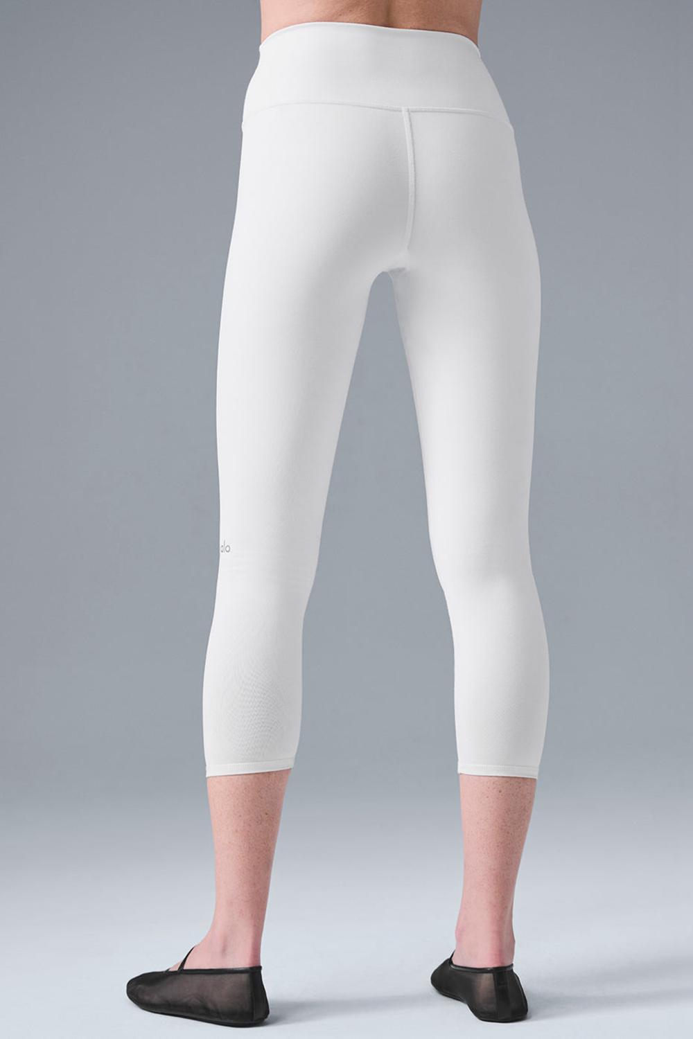 Leggins Alo Yoga High-Waist Airbrushris Mujer Blancas | España  WARC-87643