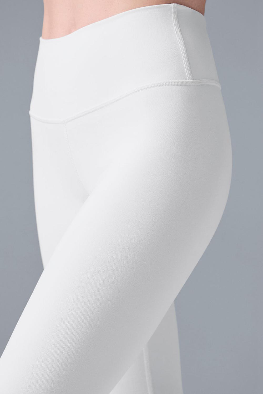 Leggins Alo Yoga High-Waist Airbrushris Mujer Blancas | España  WARC-87643
