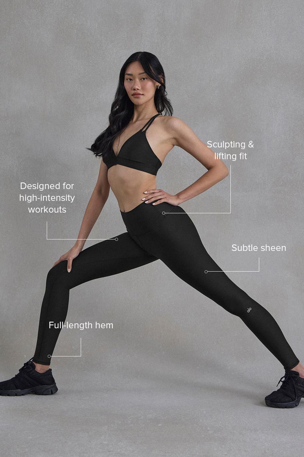 Leggins Alo Yoga High-Waist Airlift Mujer Negras | España  MOSH-20847