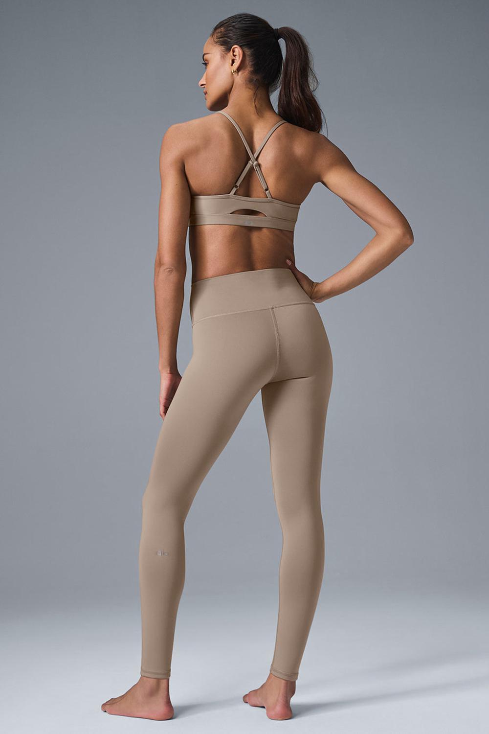 Leggins Alo Yoga High-Waist Airlift Mujer Gravel | España  QPOU-58301