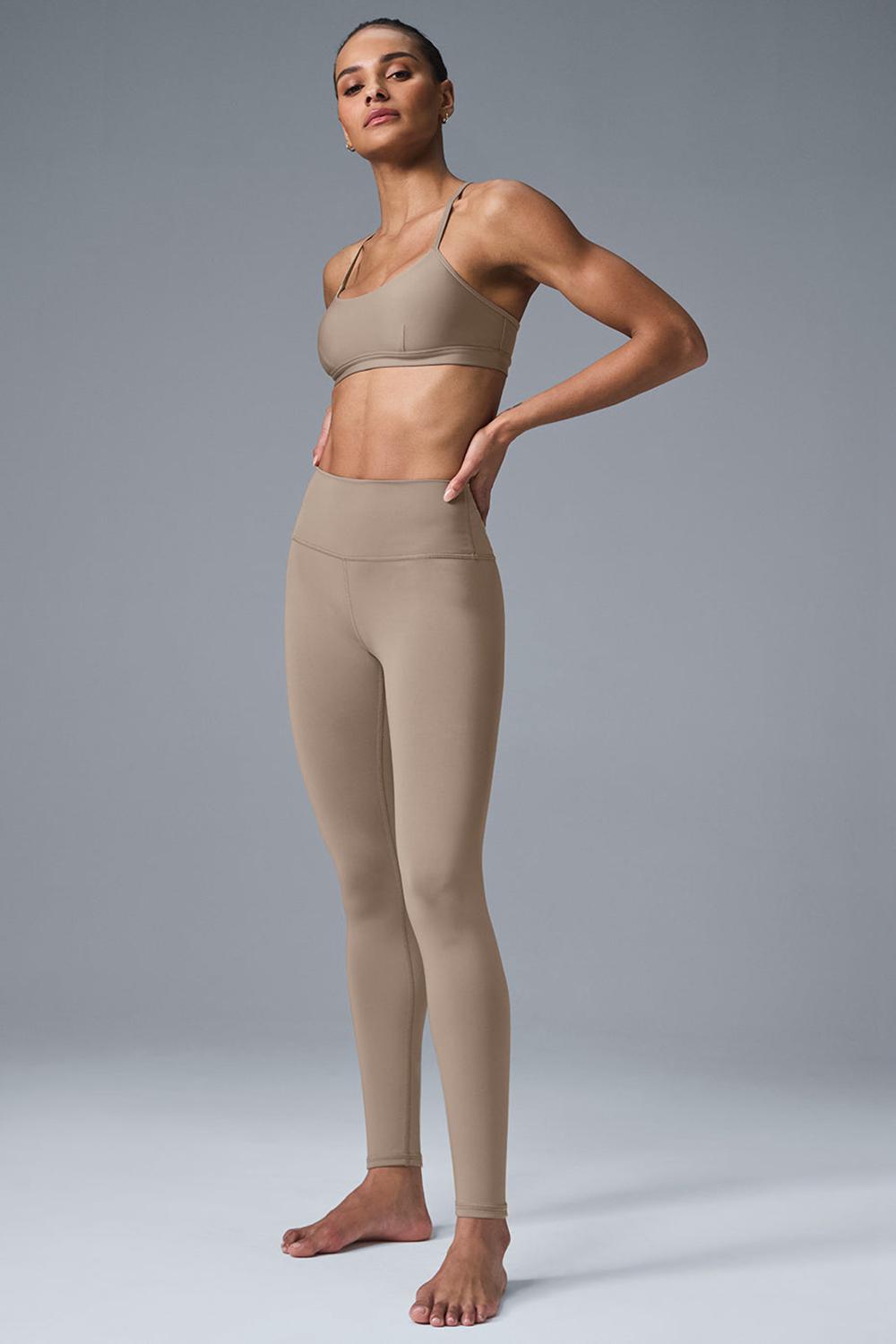 Leggins Alo Yoga High-Waist Airlift Mujer Gravel | España  QPOU-58301