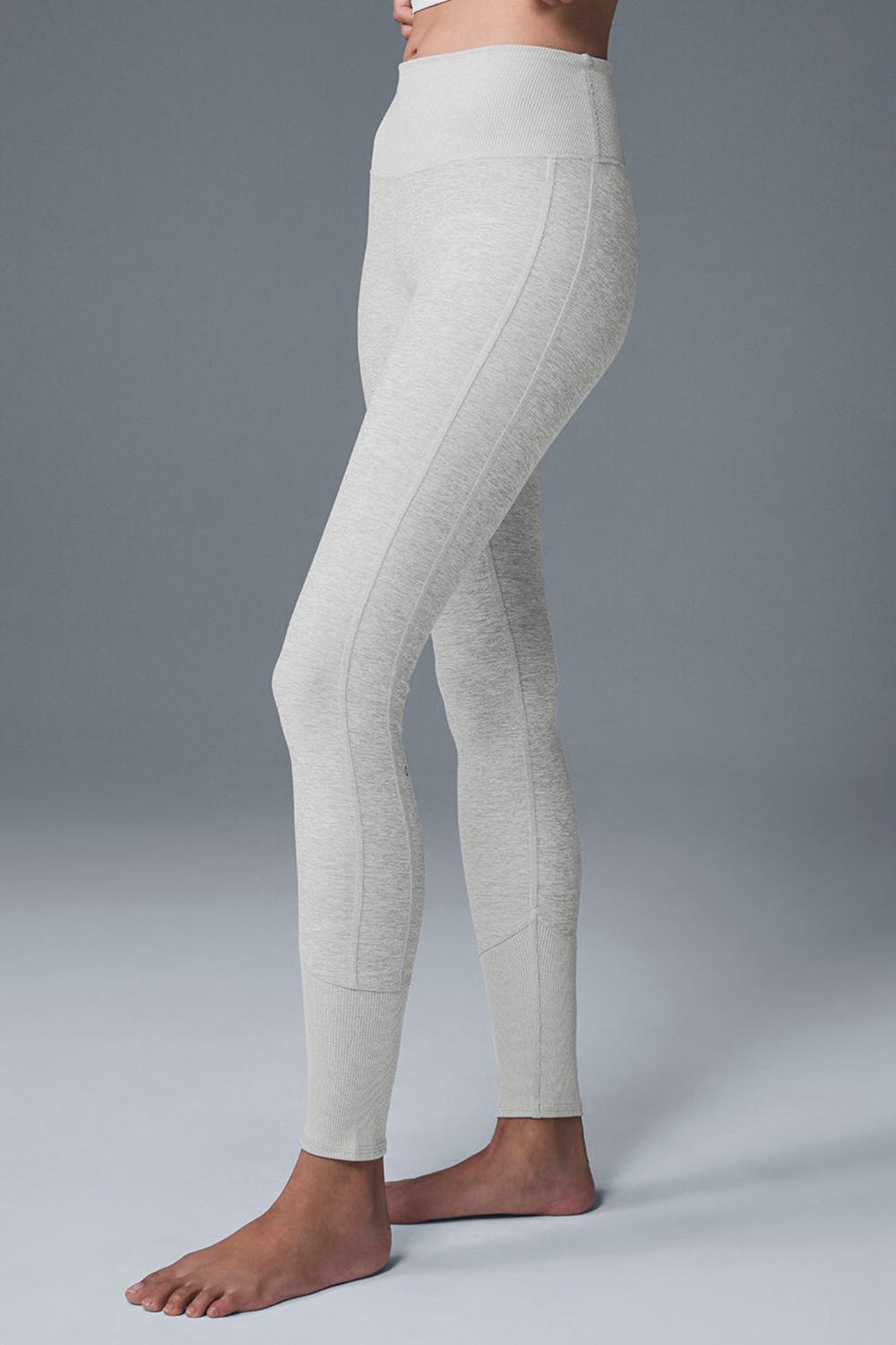 Leggins Alo Yoga High-Waist Alosoft Lounge Mujer Gris | España  BUVX-62751