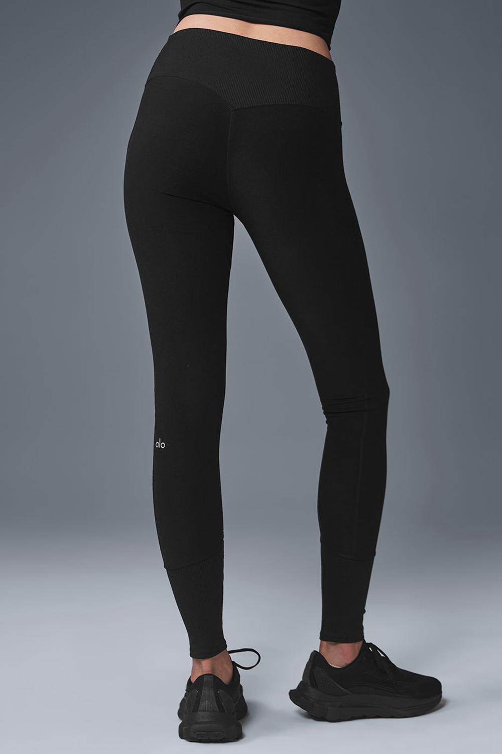Leggins Alo Yoga High-Waist Alosoft Lounge Mujer Negras | España  CXUQ-91627