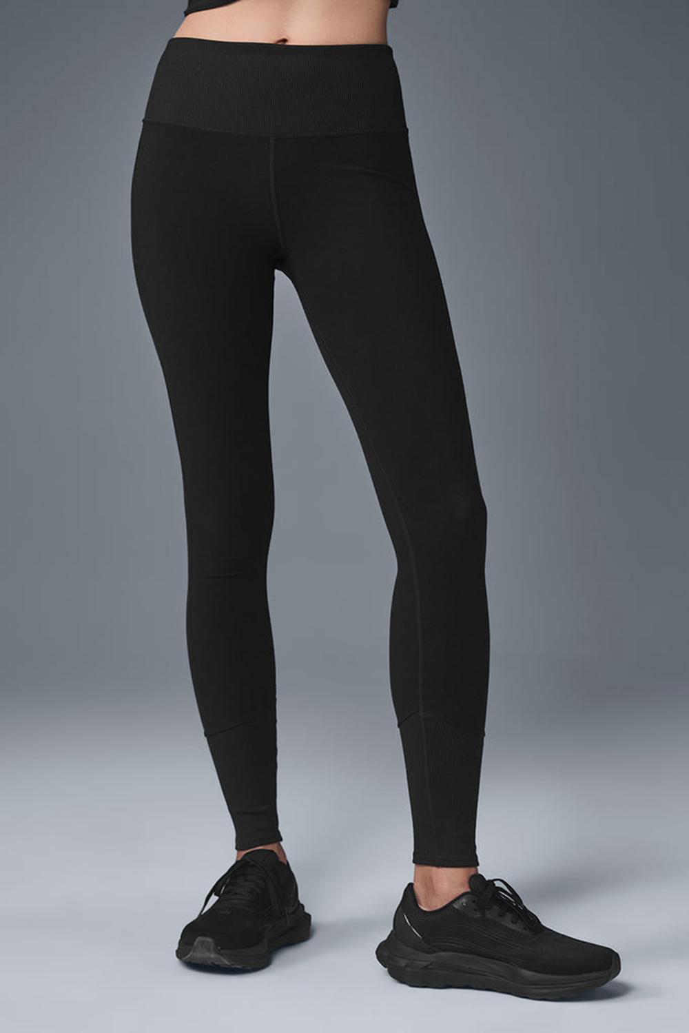 Leggins Alo Yoga High-Waist Alosoft Lounge Mujer Negras | España  CXUQ-91627